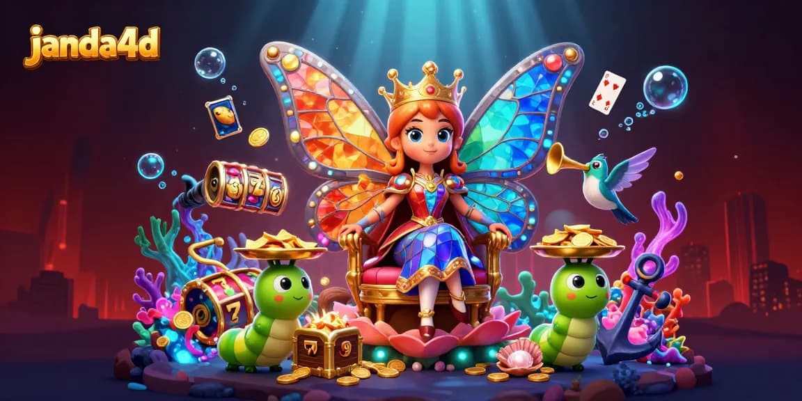 Visualisasi permainan Slot janda4d yang menarik dengan karakter ikonik dan elemen game interaktif.