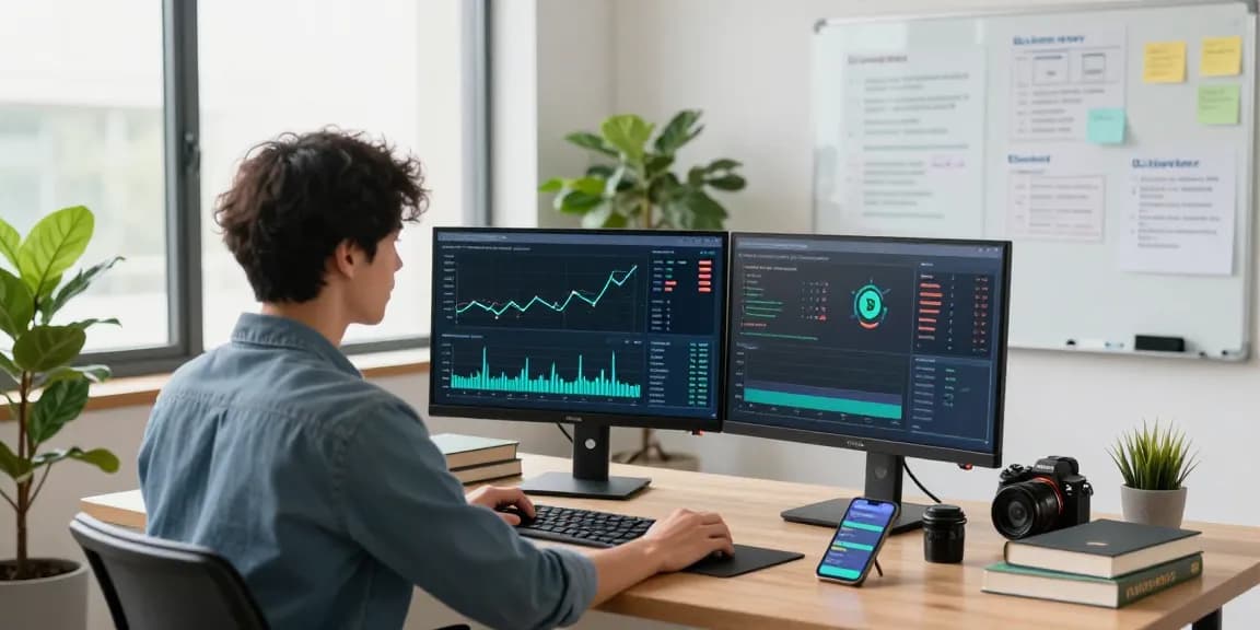 Recover lost crypto with a tech-savvy individual analyzing blockchain data in a modern office.