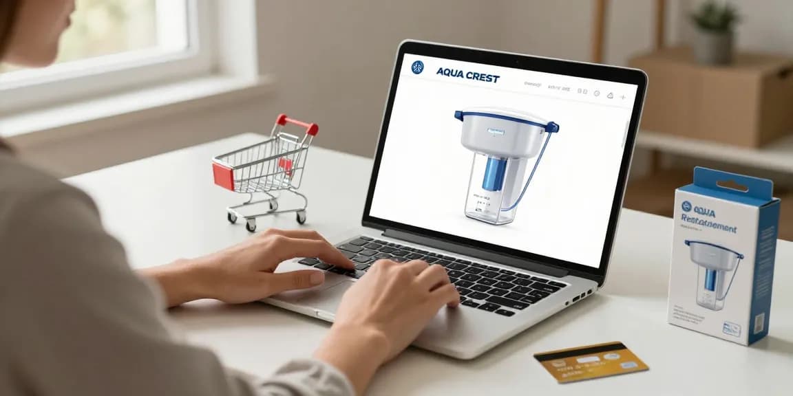 AQUA CREST Replacement for GE® RPWFE® water filter for online shopping reviews and best deals on e-commerce platforms.