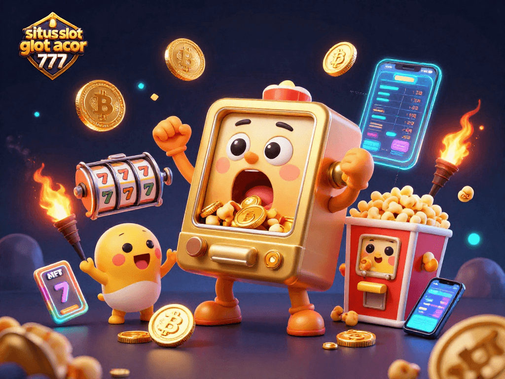Experience excitement with situs slot gacor 777 as a golden slot machine hits the jackpot