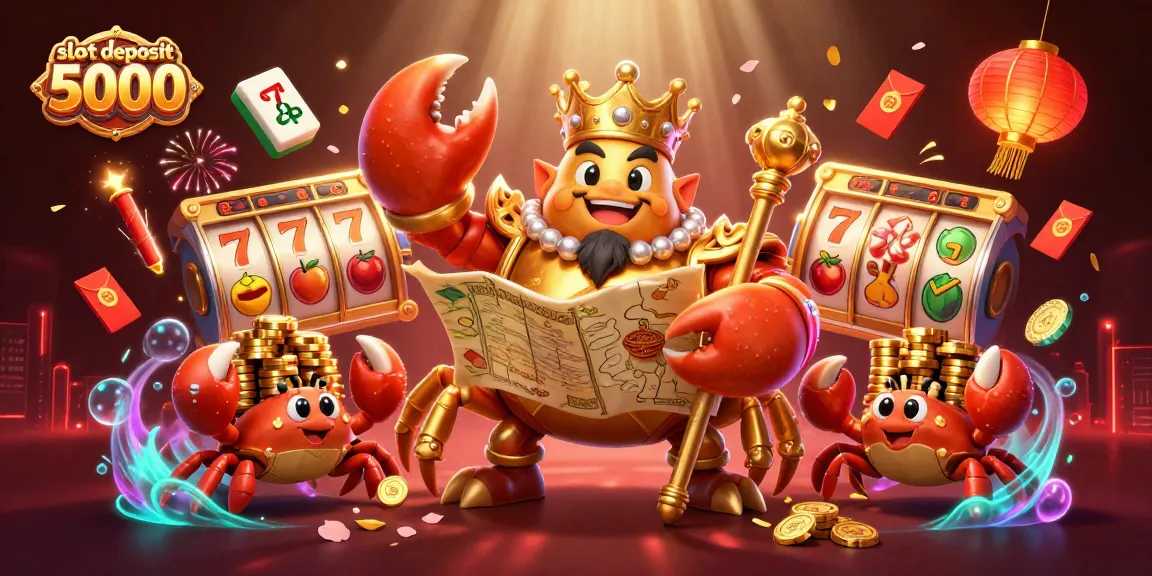 Menangkan slot deposit 5000 dengan ilustrasi 3D yang penuh warna dan detail menarik.