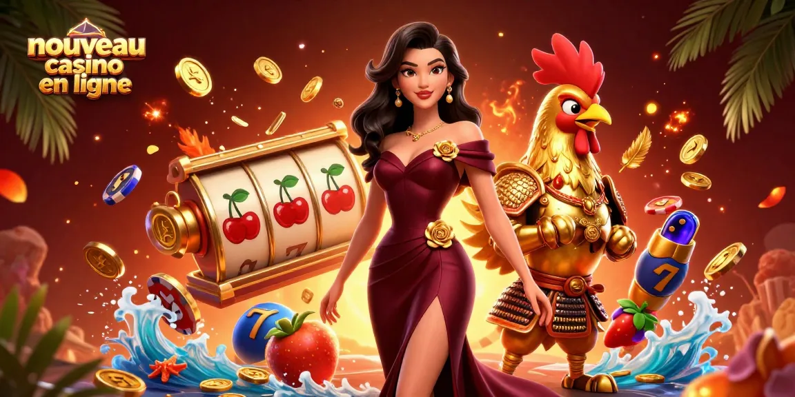 Vivez l'excitation au nouveau casino en ligne avec des personnages glamour et des jeux vibrants.