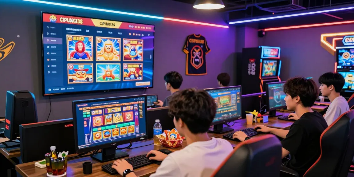 Pengalaman bermain cipung138 dengan antusiasme pemain di lounge permainan slot.