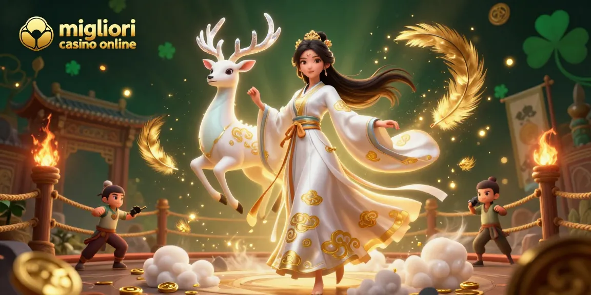 Sperimenta l'emozione dei migliori casino online con un'affascinante illustrazione 3D che mostra colori vivaci ed elementi dinamici.