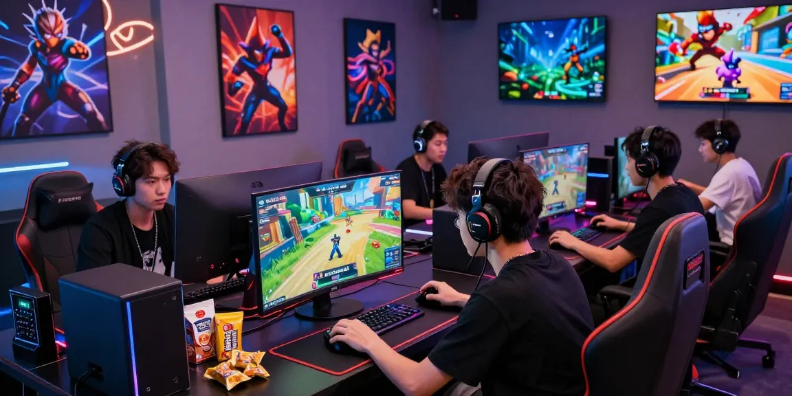 Gamers engaging on the PAKDE4D platform, showcasing immersive gaming experience and modern digital aesthetics.