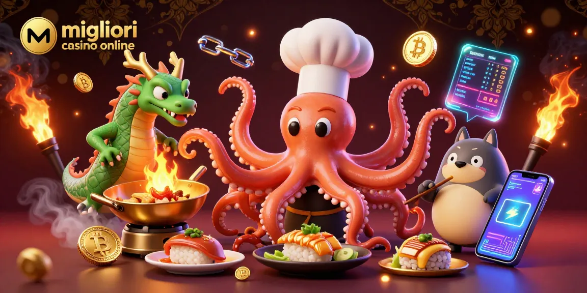 Scopri i migliori casino online con un'illustrazione 3D vivace che presenta personaggi coinvolgenti ed elementi emozionanti.