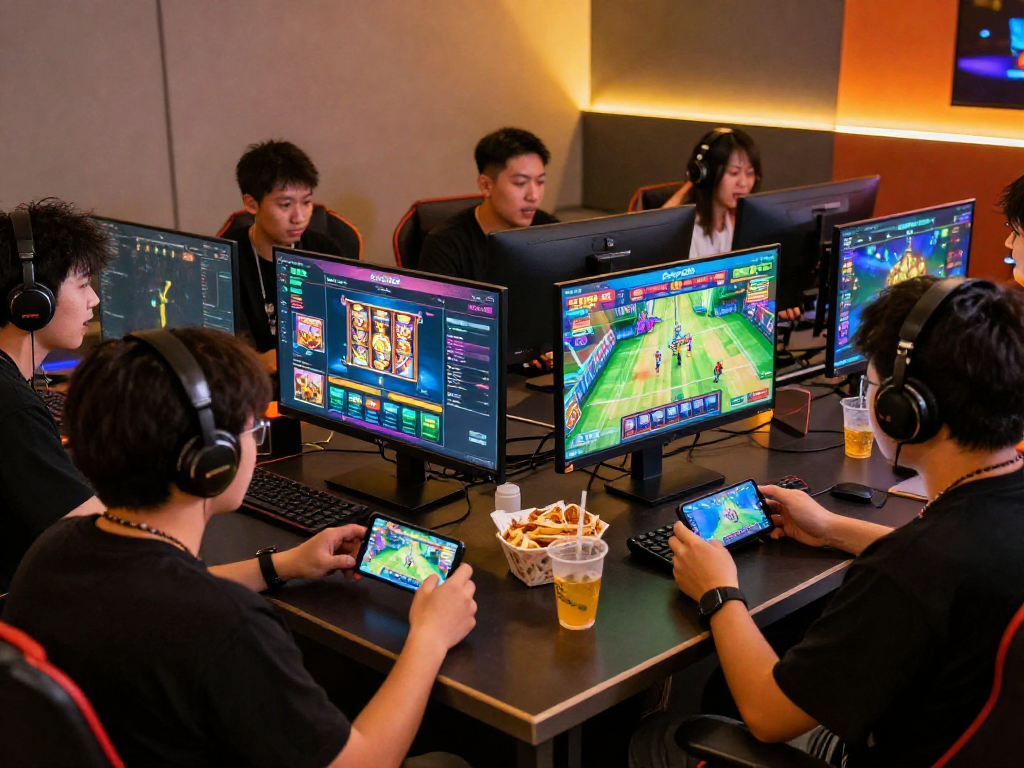 link alternatif raja328 showcased in an exciting online gaming environment with players engaged and vibrant screens.