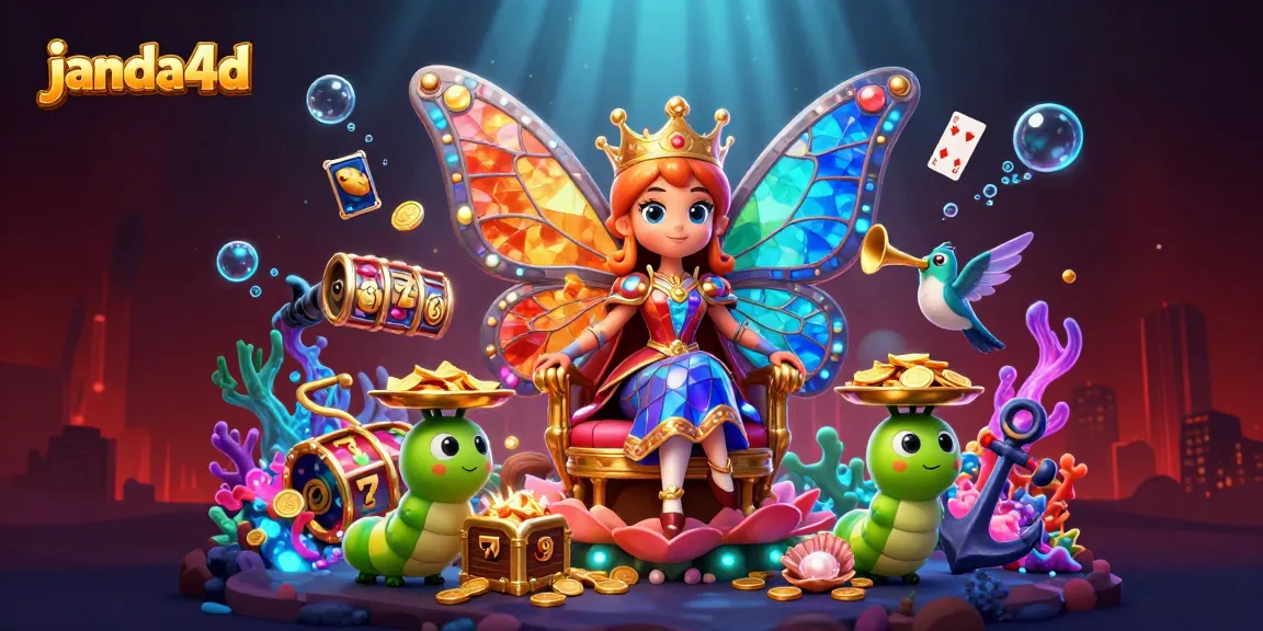Visualisasi permainan Slot janda4d yang menarik dengan karakter ikonik dan elemen game interaktif.