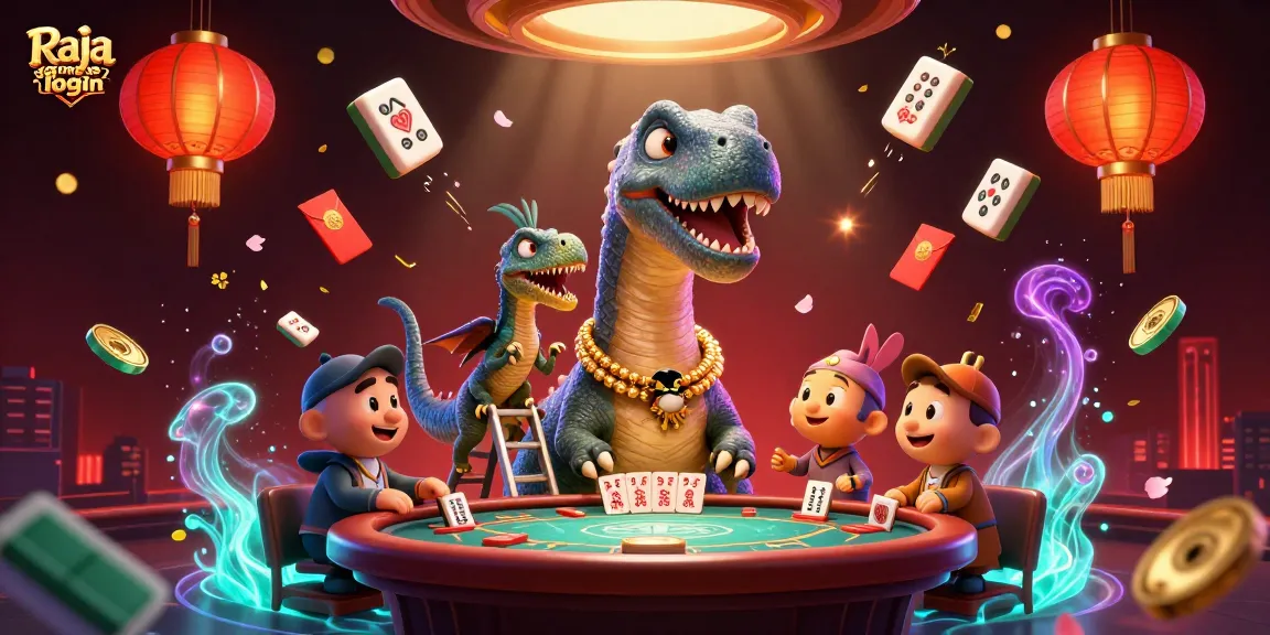Experience Raja game login excitement with dynamic casino action in a vibrant, detailed scene.