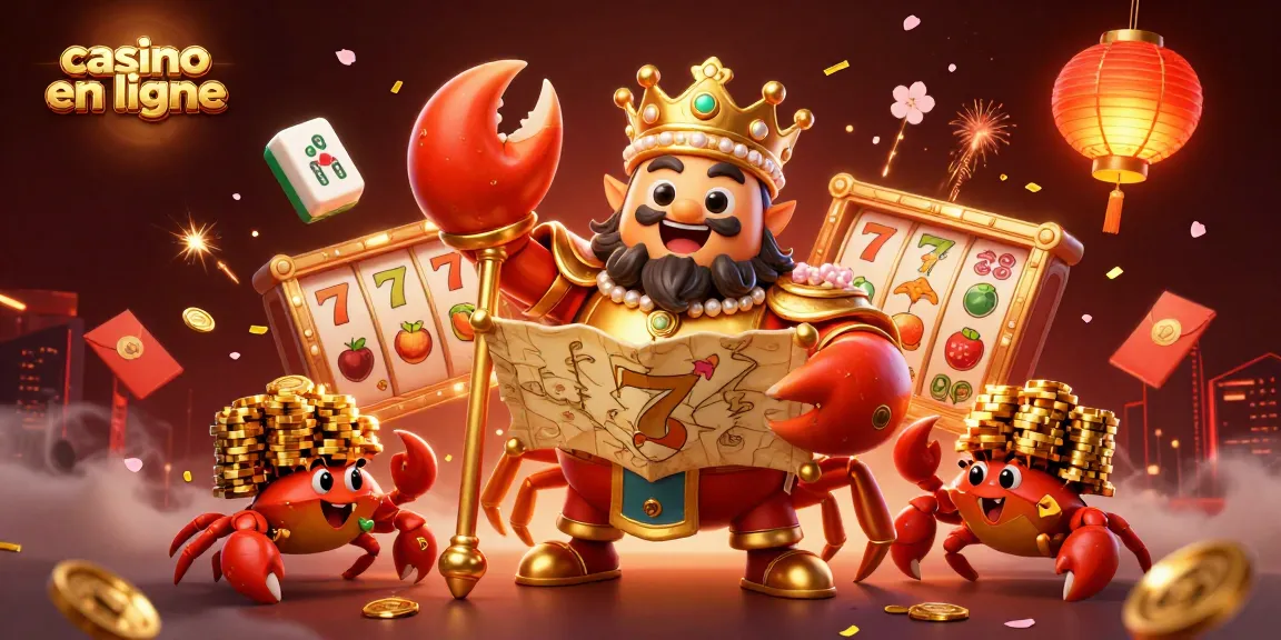 Admirez des jeux passionnants et riches comme ceux des casinos en ligne avec une illustration captivante.