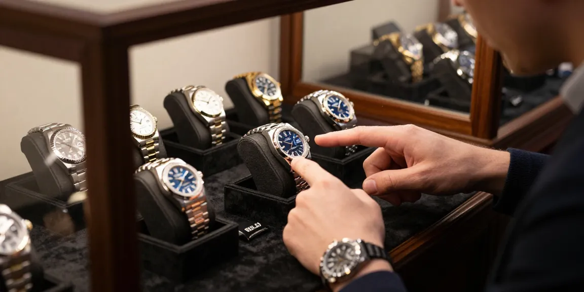 Luxurious display of premium clone watches featuring Rolex and Audemars Piguet replicas, highlighting intricate craftsmanship and elegance.