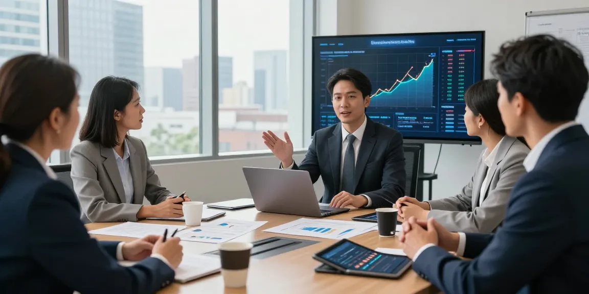 Engaging investment consultation with Third Eye Capital at a modern office conference table.