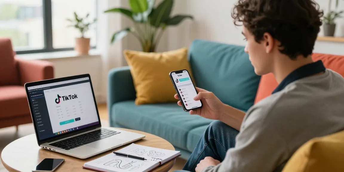 Best website to buy TikTok views showcased in a vibrant urban creator workspace.
