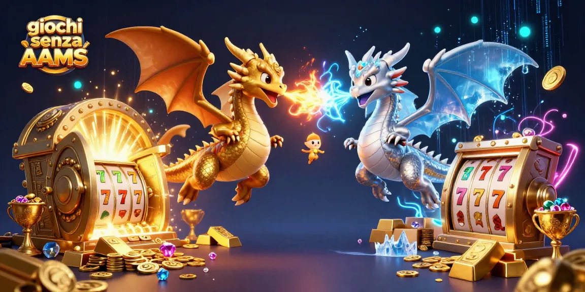 Vivi un'azione emozionante con i giochi senza AAMS, con draghi avvincenti e rulli delle slot pieni di energia.