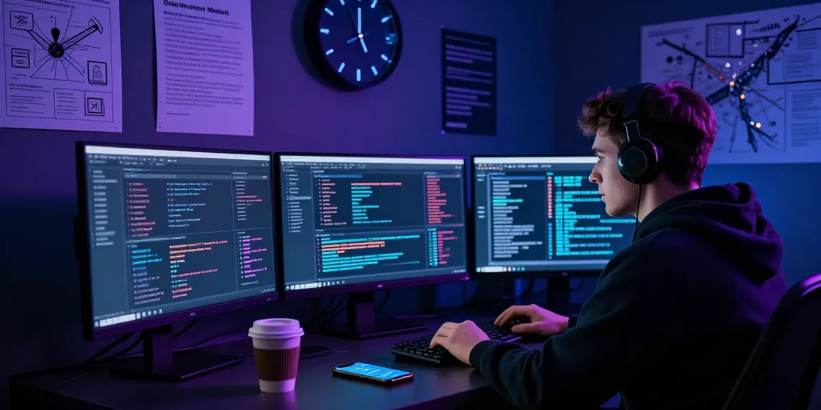 Researcher analyzing Best Darknet Markets 2026 data in a tech-savvy environment.