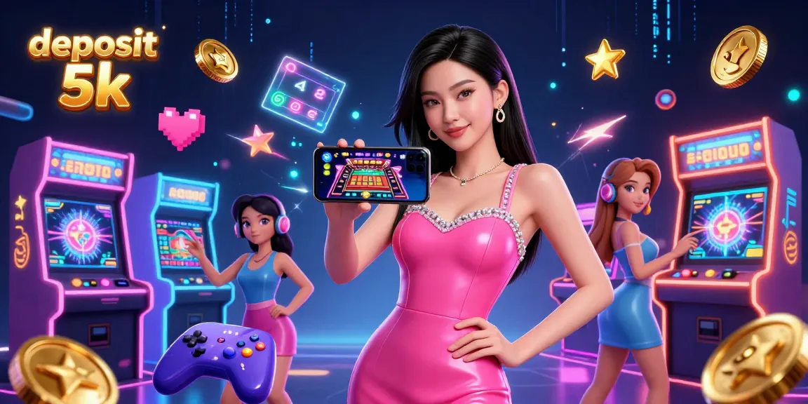 Experience exciting gameplay with deposit 5k on a live dealer game, featuring a tech-savvy character