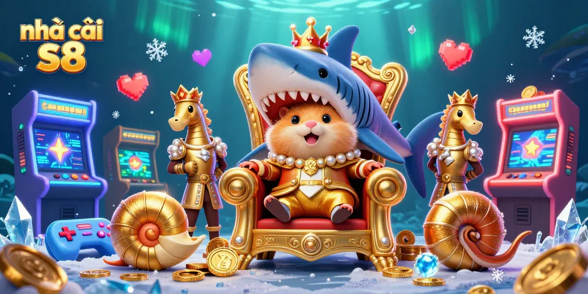 Engage with the excitement of nhà cái s8 through a stunning 3D casino illustration featuring vibrant characters and dynamic gaming elements.