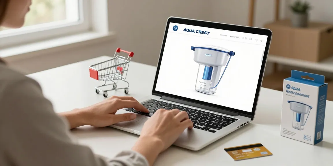 AQUA CREST Replacement for GE® RPWFE® water filter for online shopping reviews and best deals on e-commerce platforms.