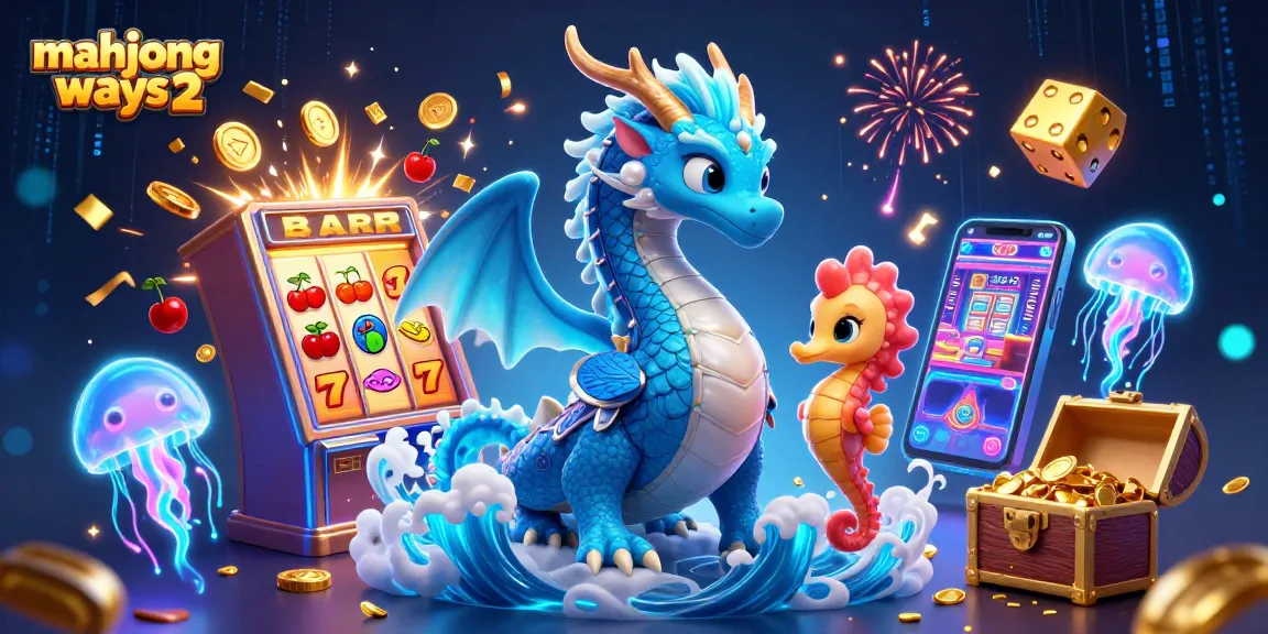 Engage with mahjong ways 2 in a vibrant 3D scene filled with slot machine excitement and colorful gaming elements.