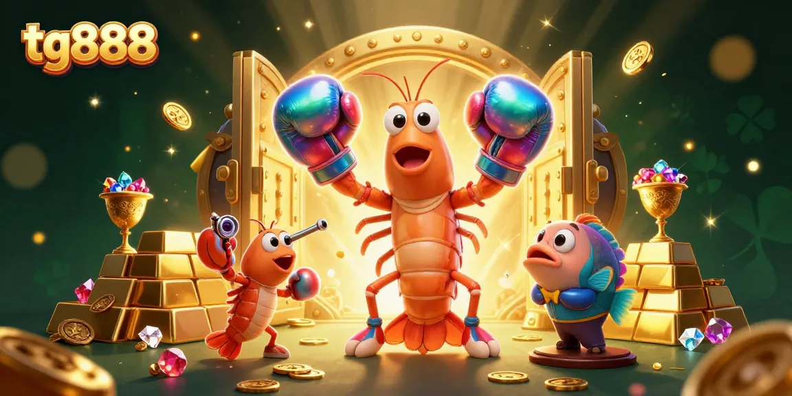 Engage with tg888 for thrilling casino adventures featuring vibrant 3D characters and dazzling gold treasures.