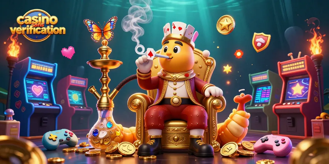 Jouez au casino sans vérification avec des personnages colorés et une ambiance animée.