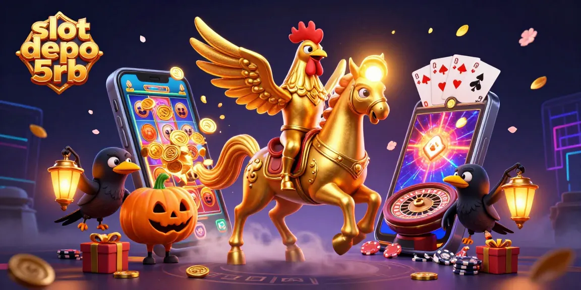 Experience thrilling action at slot depo 5rb with vibrant gaming elements and unique characters.