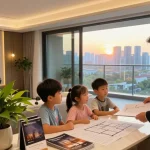 Dover Residences Price displayed in a welcoming show flat, showcasing modern interior design.