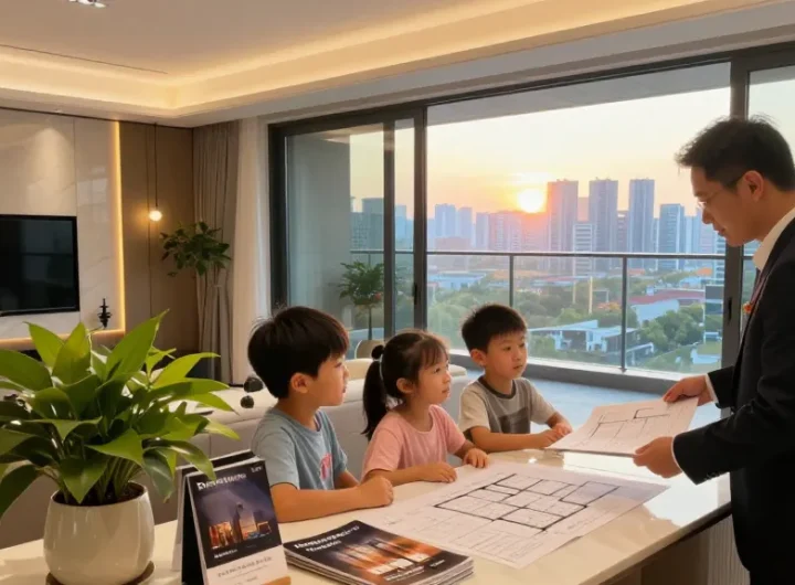 Dover Residences Price displayed in a welcoming show flat, showcasing modern interior design.
